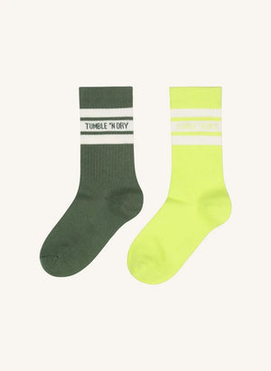 Tumble N'Dry - 2 Pair Socks Set | Olive