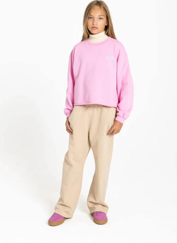 Smallable Kid - Tulip Organic Cotton Jogger Pants | Beige