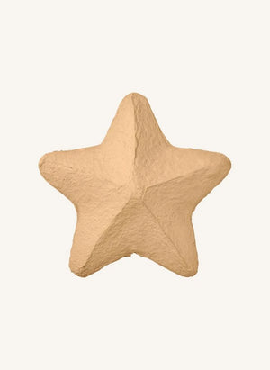 Broste Copenhagen - Paper Mache Christmas Tree Star | Brown