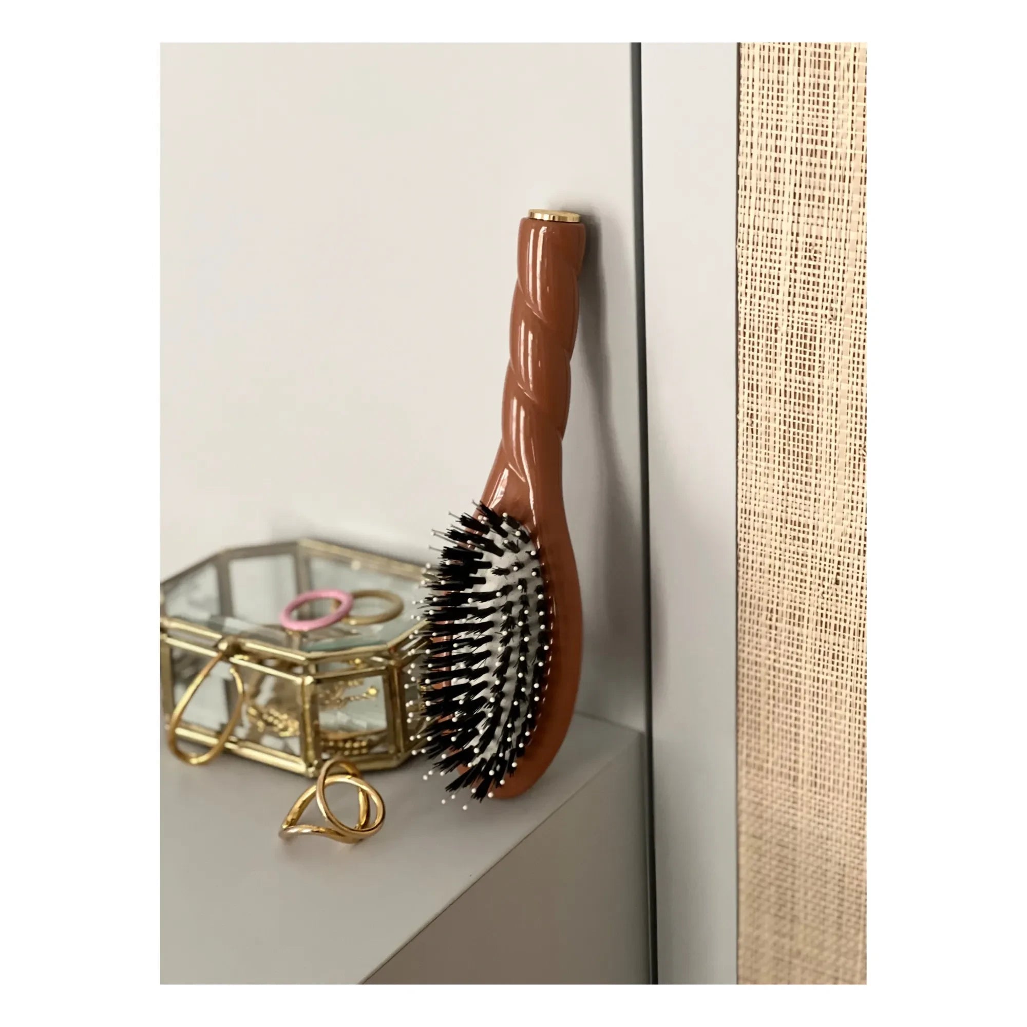 La Bonne Brosse - N°03 The Essential Soft Hairbrush - Sensitive Scalp | Terracotta Hopi