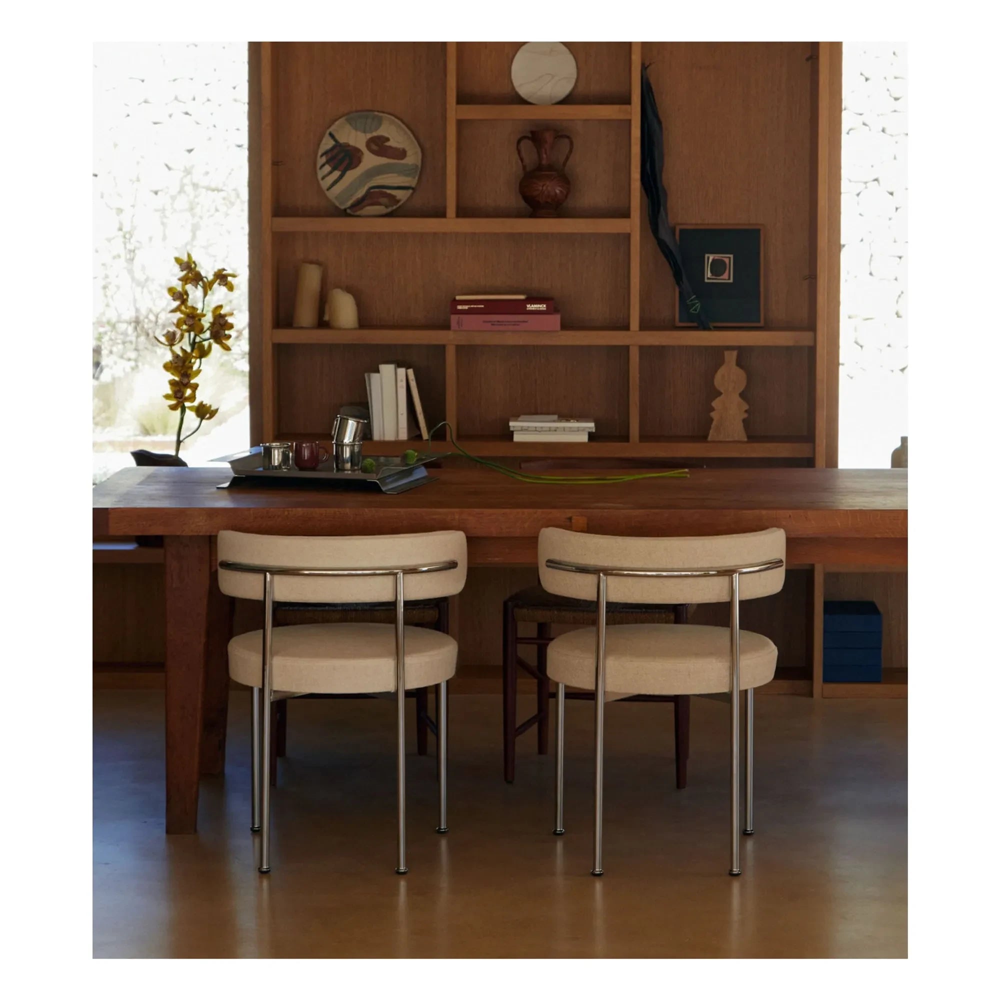 The Socialite Family - Libera Knit Fabric Chair | Beige