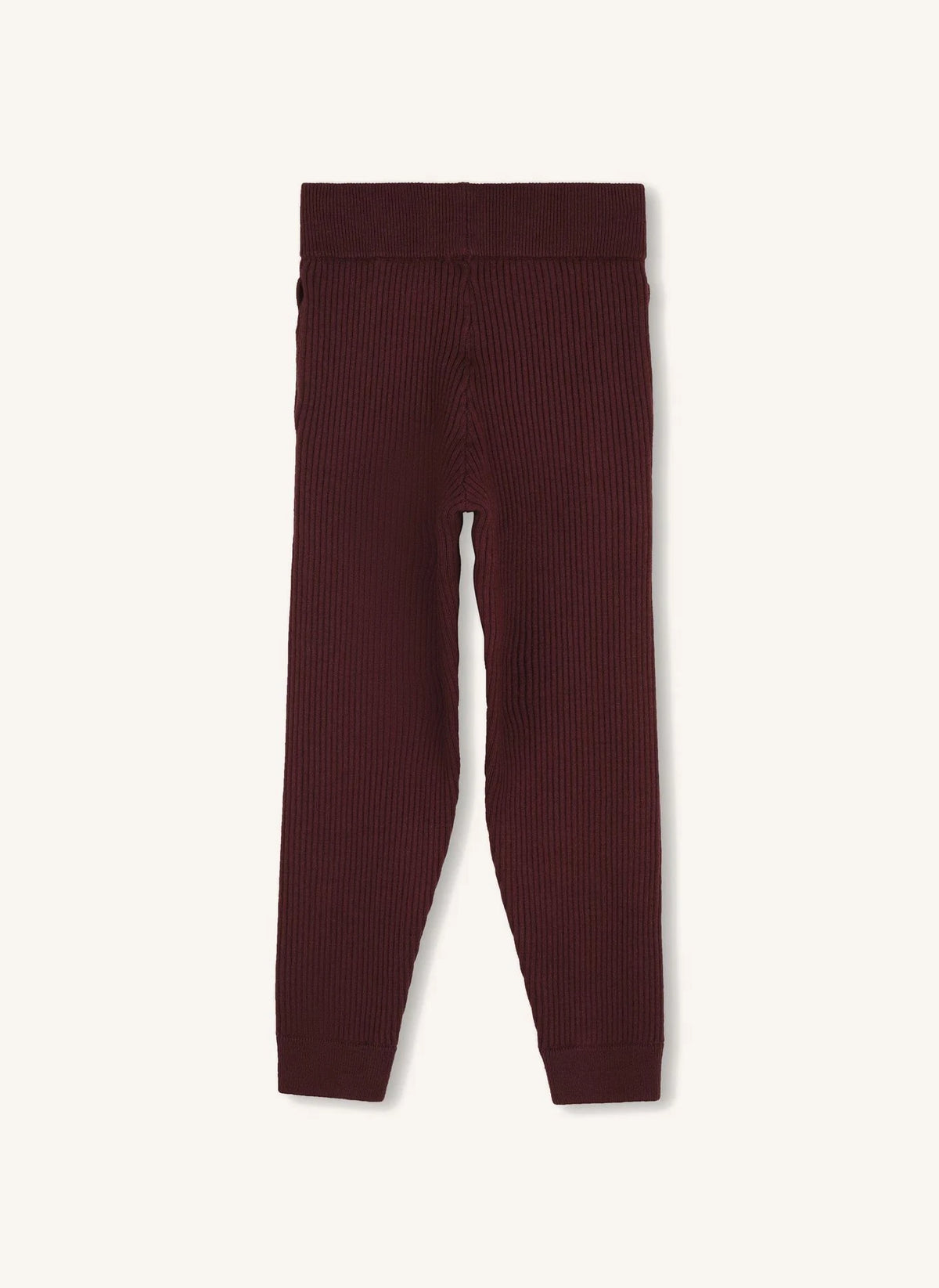 Chloé - Organik pamuk örgü pantolon | Plum