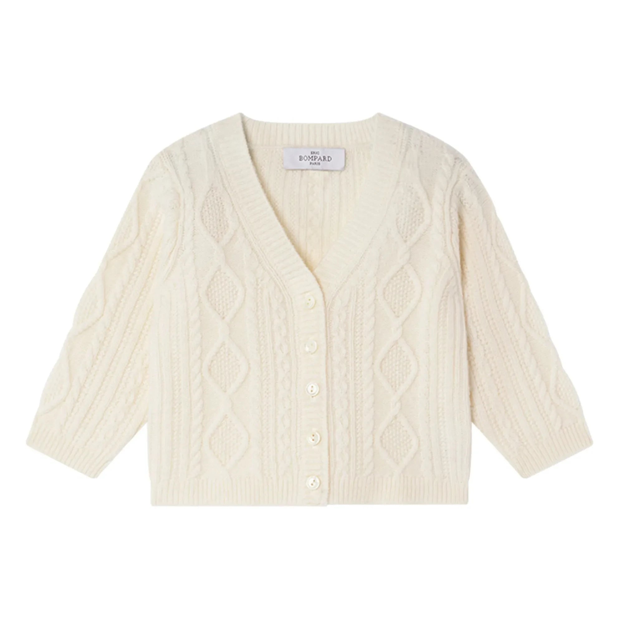 Bompard - Kaşmir Örgü Hırka | Ekru