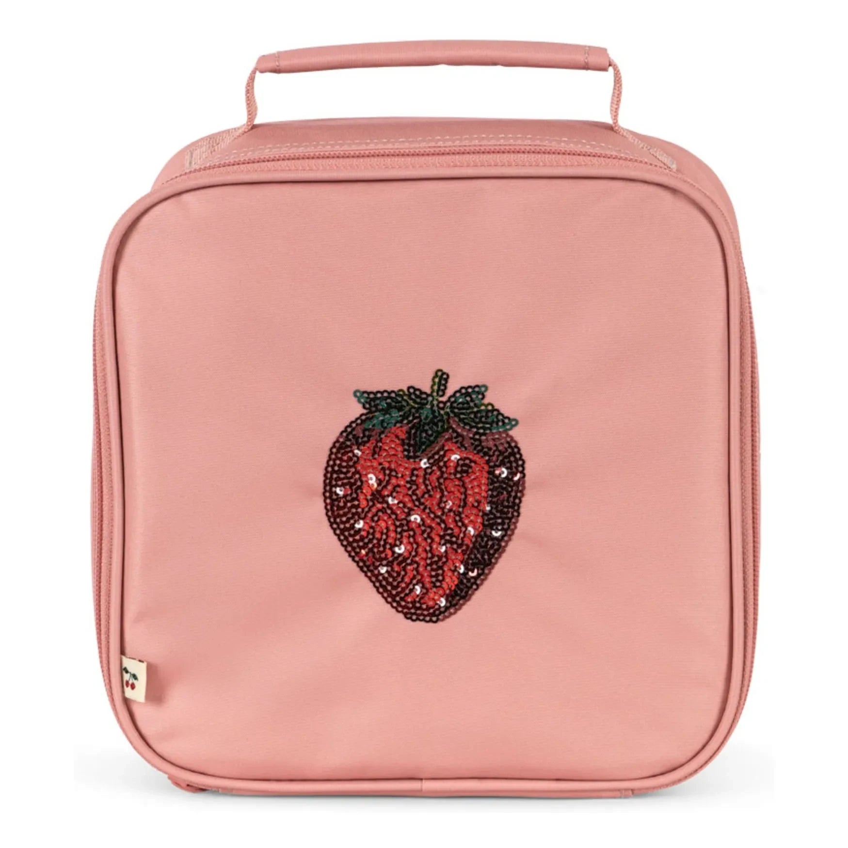 Konges Sløjd - Heat-insulated lunch box with strawberries | Pink