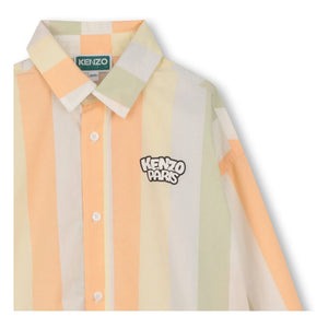 Kenzo - Happy Sweet Bubble Tiger Striped Shirt | Beige