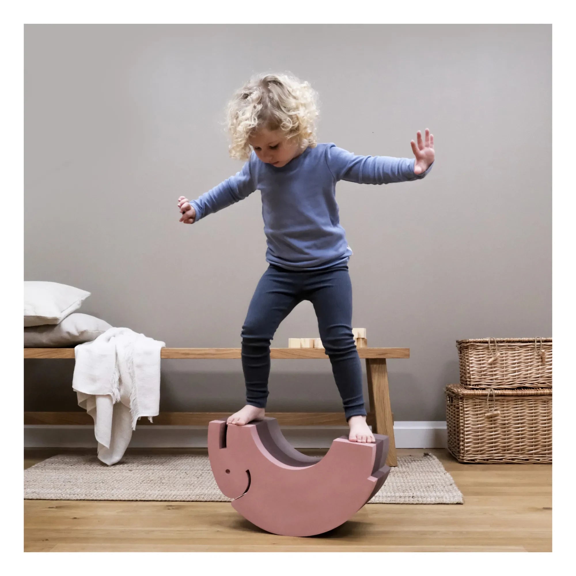BObles - Elephant Soft Foam Climbing Toy | Pink