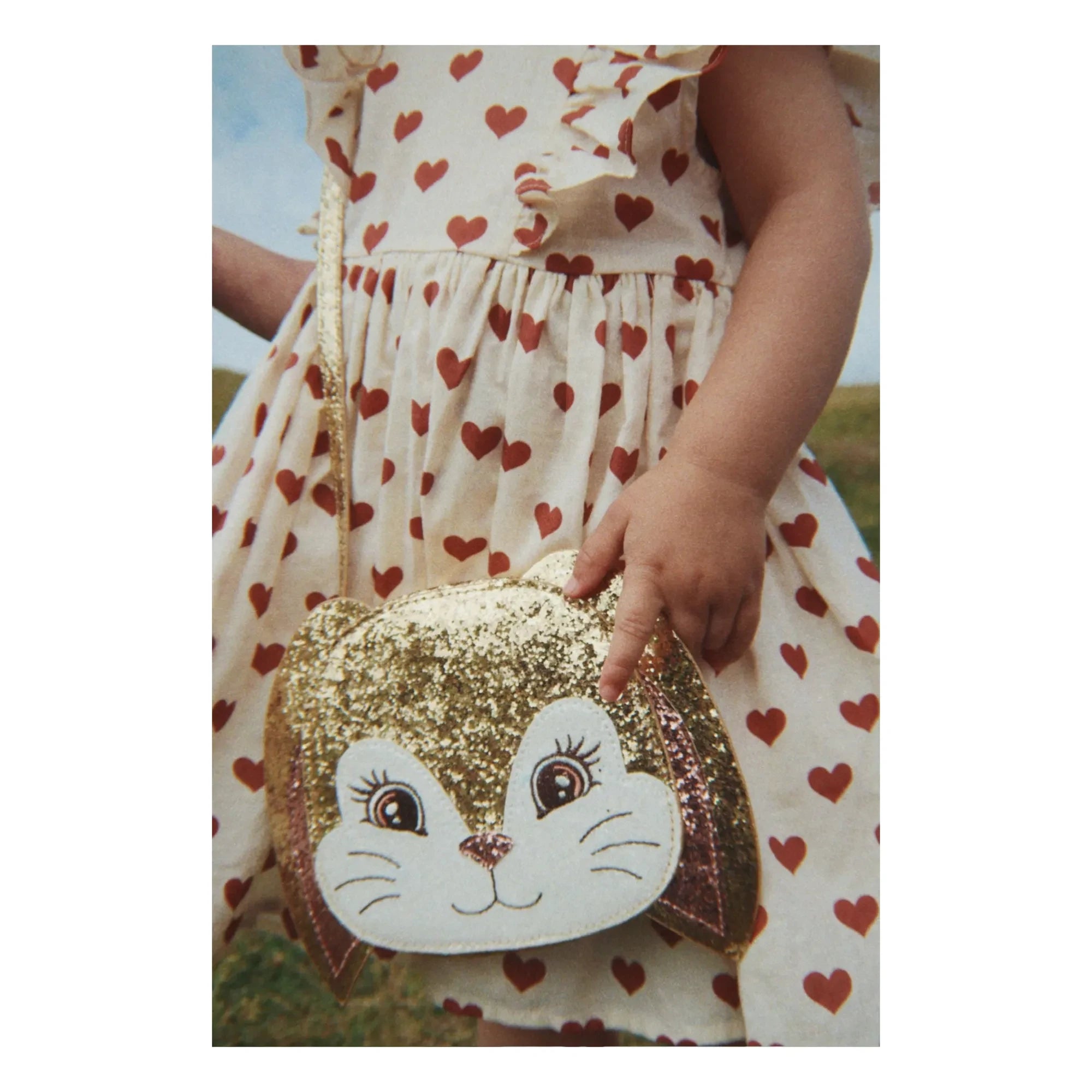 Konges Sløjd - Gold Glitter Bunny Bag