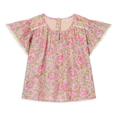 Louise Misha - Eliza Organic Cotton Blouse | Pink