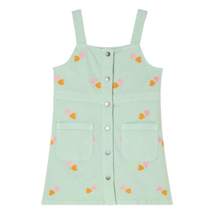 Stella McCartney Kids - Organic Cotton Heart Dress | Green Water