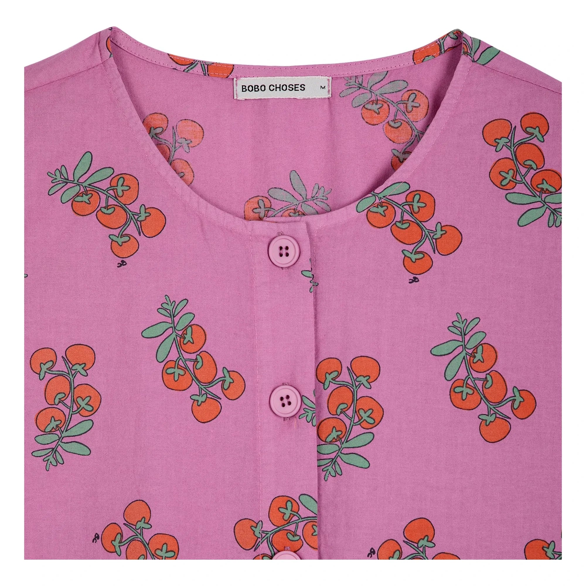 Bobo Choses - Organic Cotton Top Tomatoes Pattern | Purple