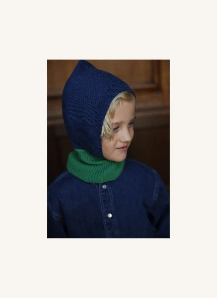 Hvid - Eddy Merino Wool Balaclava | Blue