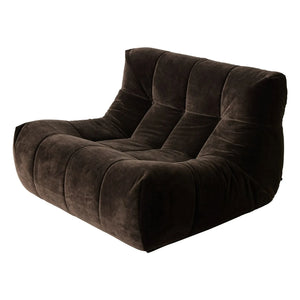 HKliving - Lazy Lounge Chair | Brown