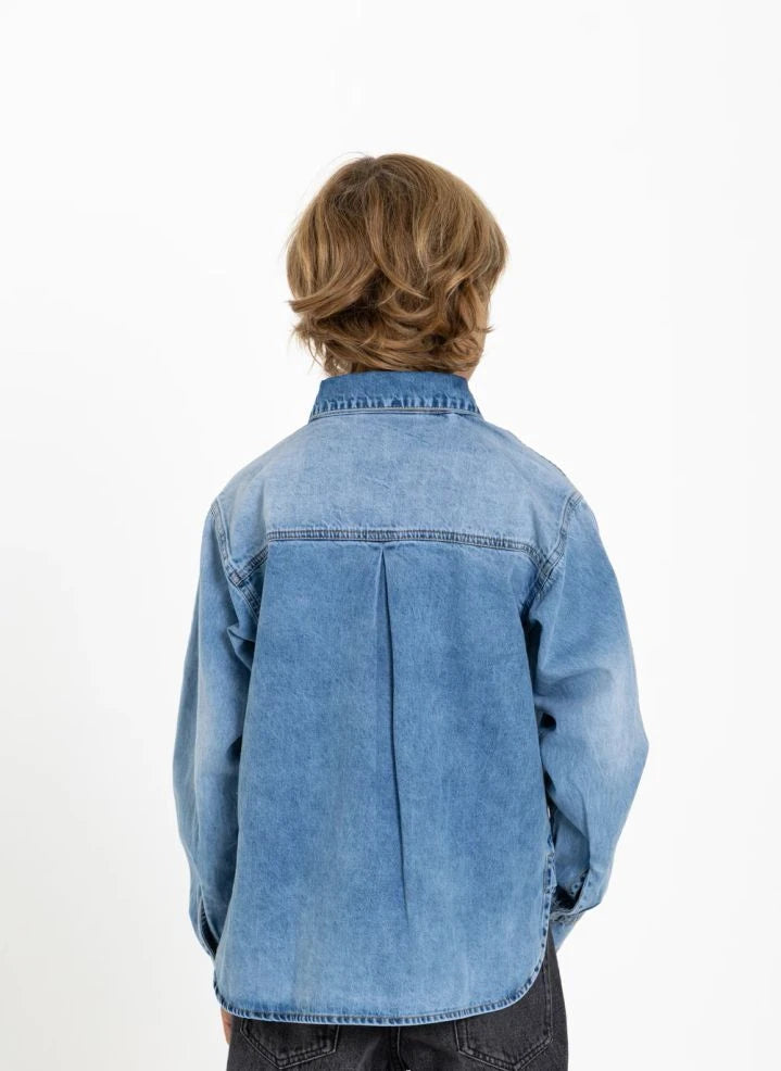 Hundred Pieces - Enzo Denim Shirt | Light Denim