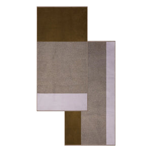 Suite 702 - Bathroom Towels, Lex Pott - 2-piece Set | Green
