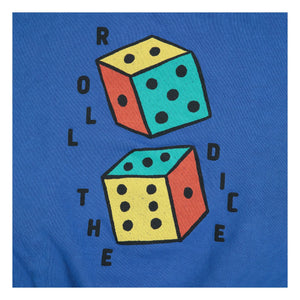 Bobo Choses - Roll The Dice Organic Cotton Sweatshirt | Royal Blue