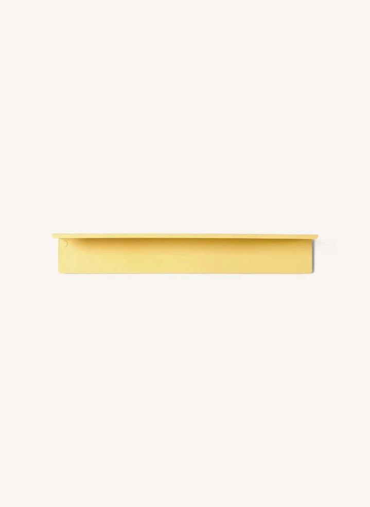 Mustard Made - Ledge Metal Wall Shelf | Pale Yellow