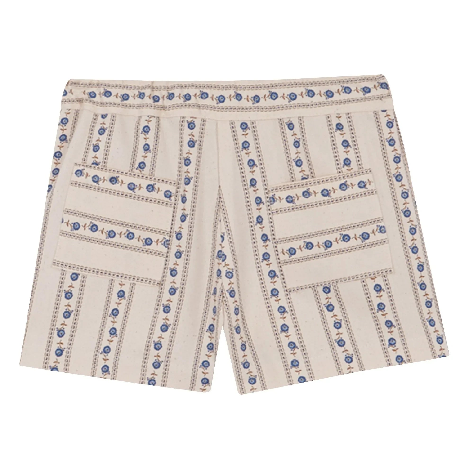 birinit - Bermuda Shorts Sariñena Flowers | Ivory