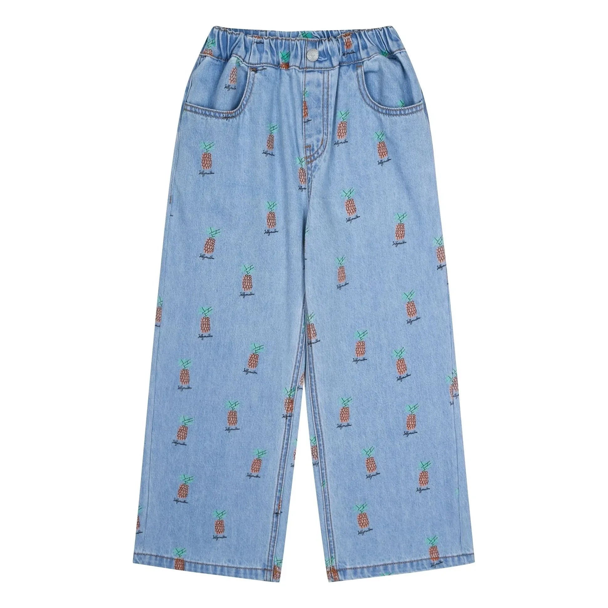 Jelly Mallow - Jean Düz Pineapple | Blue
