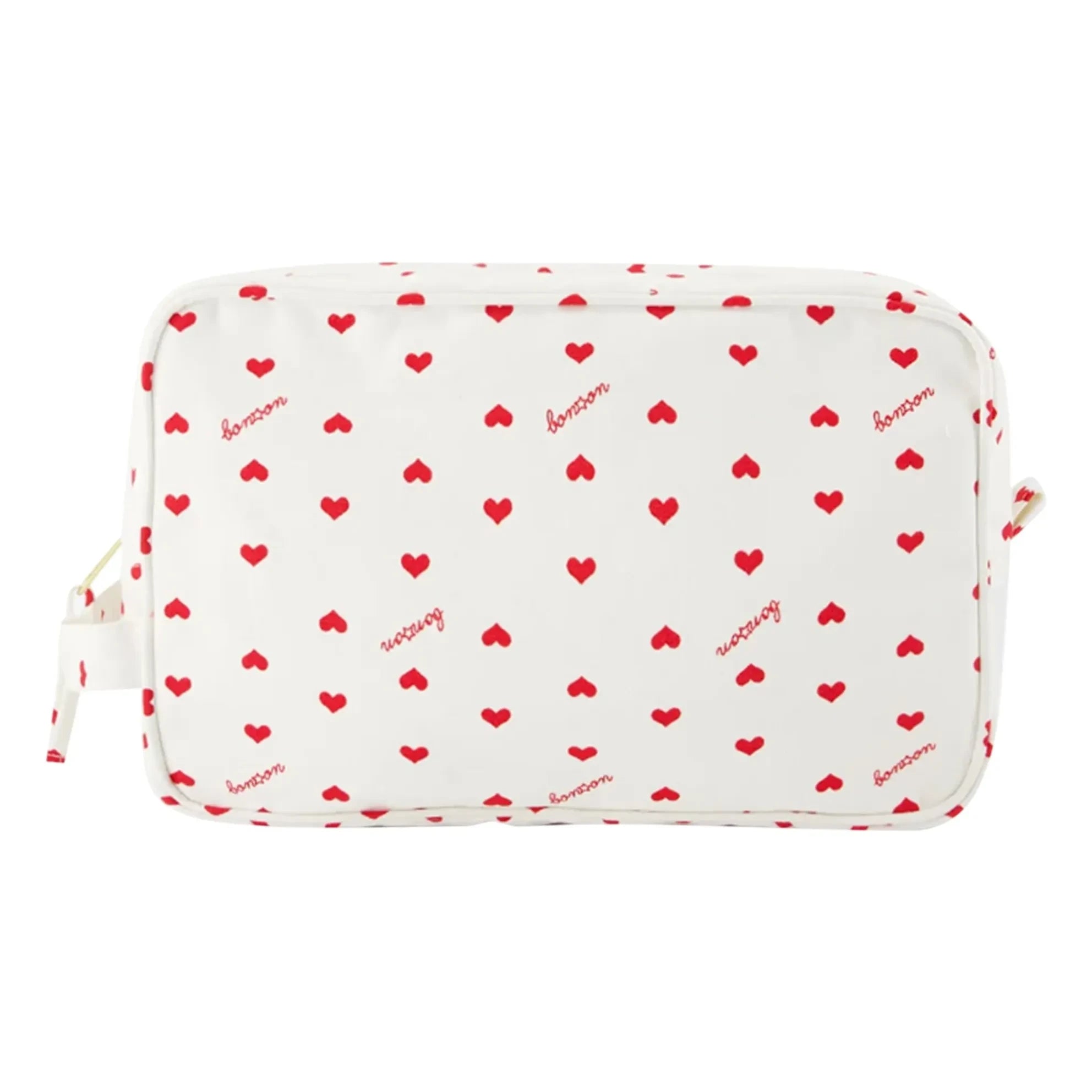 Bonton - Heart-shaped Cosmetic Bag | Ecru