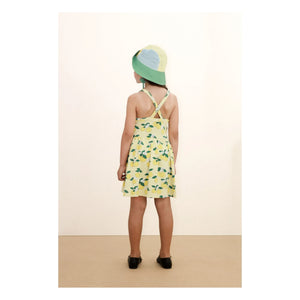 Tinycottons - Organic Cotton Orange Dress | Pale Yellow