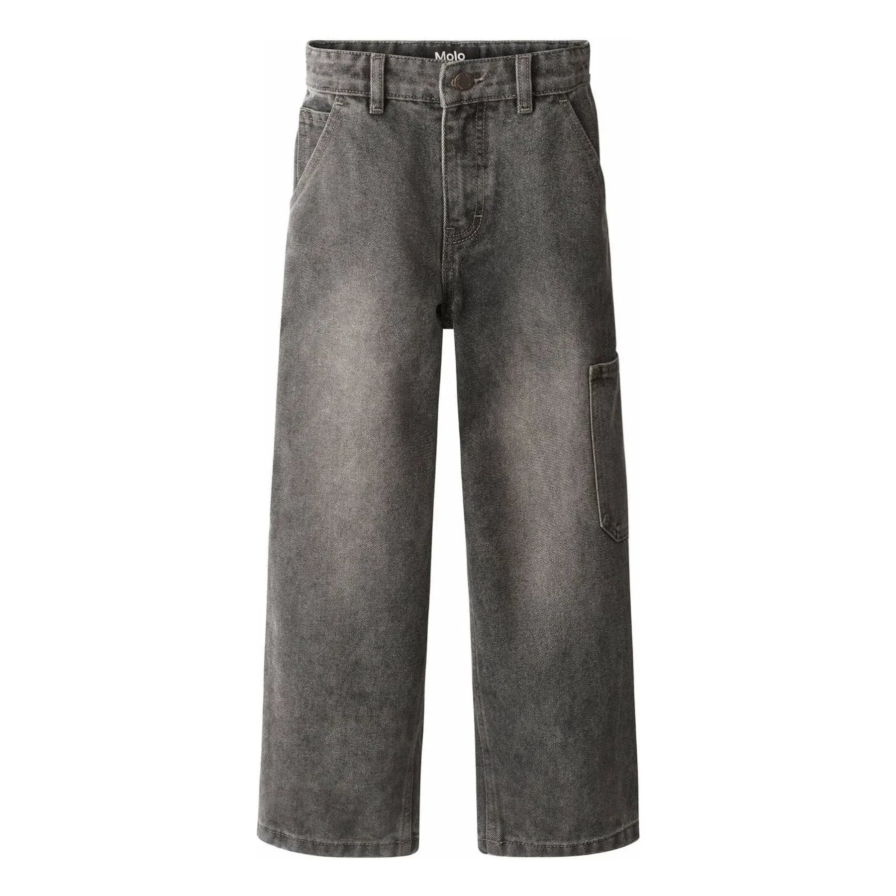 Molo - Jean Archer Yıkanmamış | Denim siyah