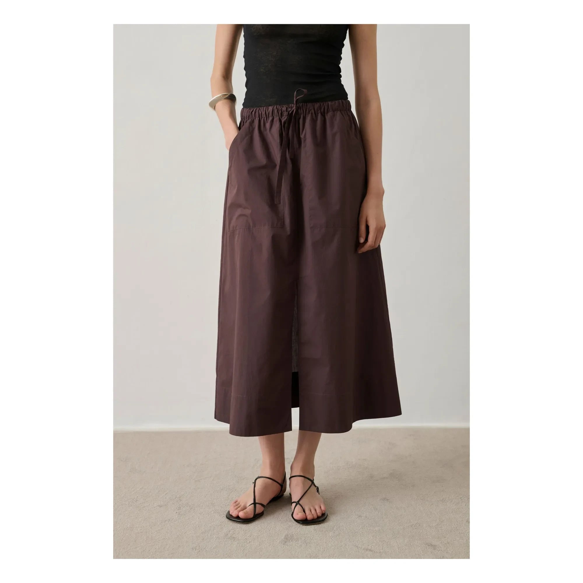 Soeur - Agadir Cotton Skirt | Burgundy