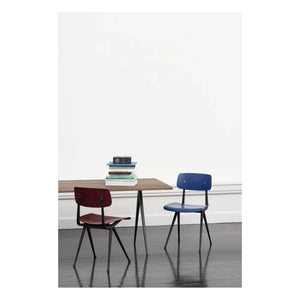 Hay - Result Colored Oak Chair - Friso Kramer & Wim Rietveld Reprint | Burgundy