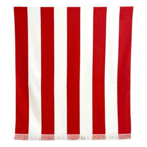 Haomy - Porto beach towel | Vermilion