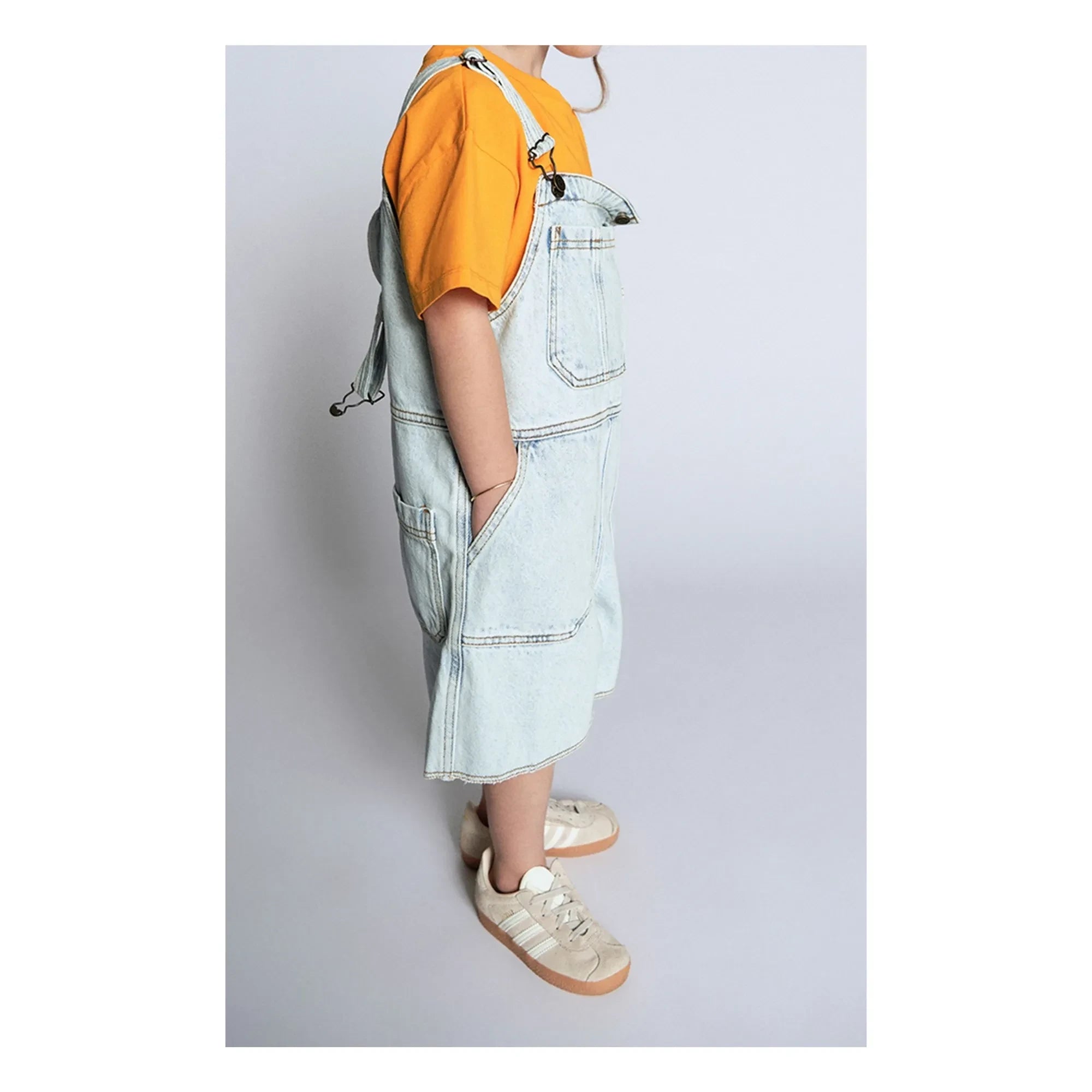 American Vintage - Denim Joybird Jumpsuit | Light Blue