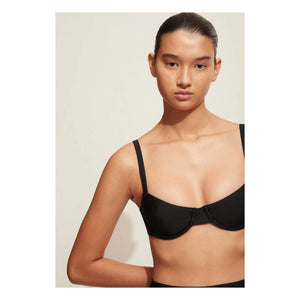 Matteau - Strapless Bikini Top | Black