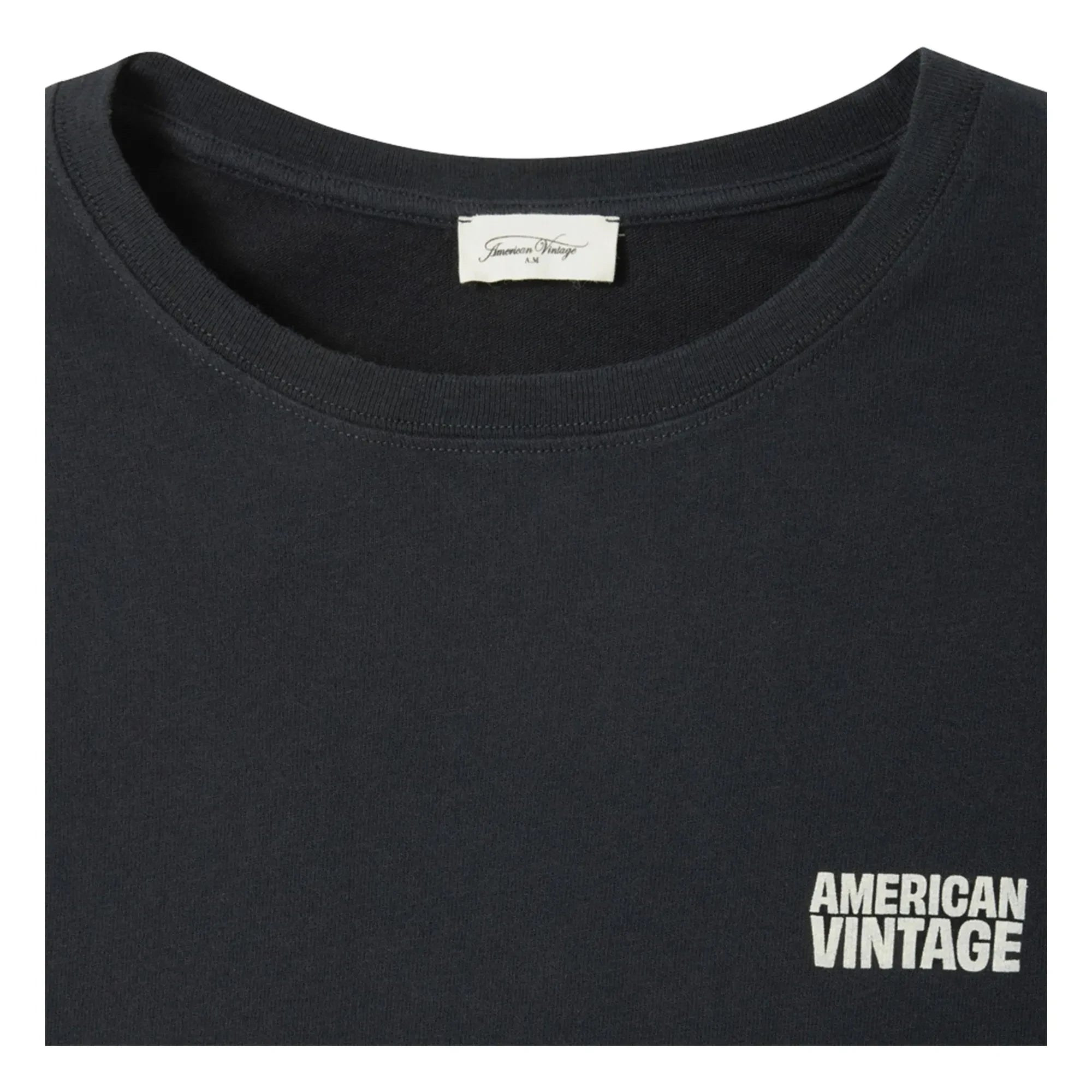 American Vintage - Crew Neck T-Shirt | Black