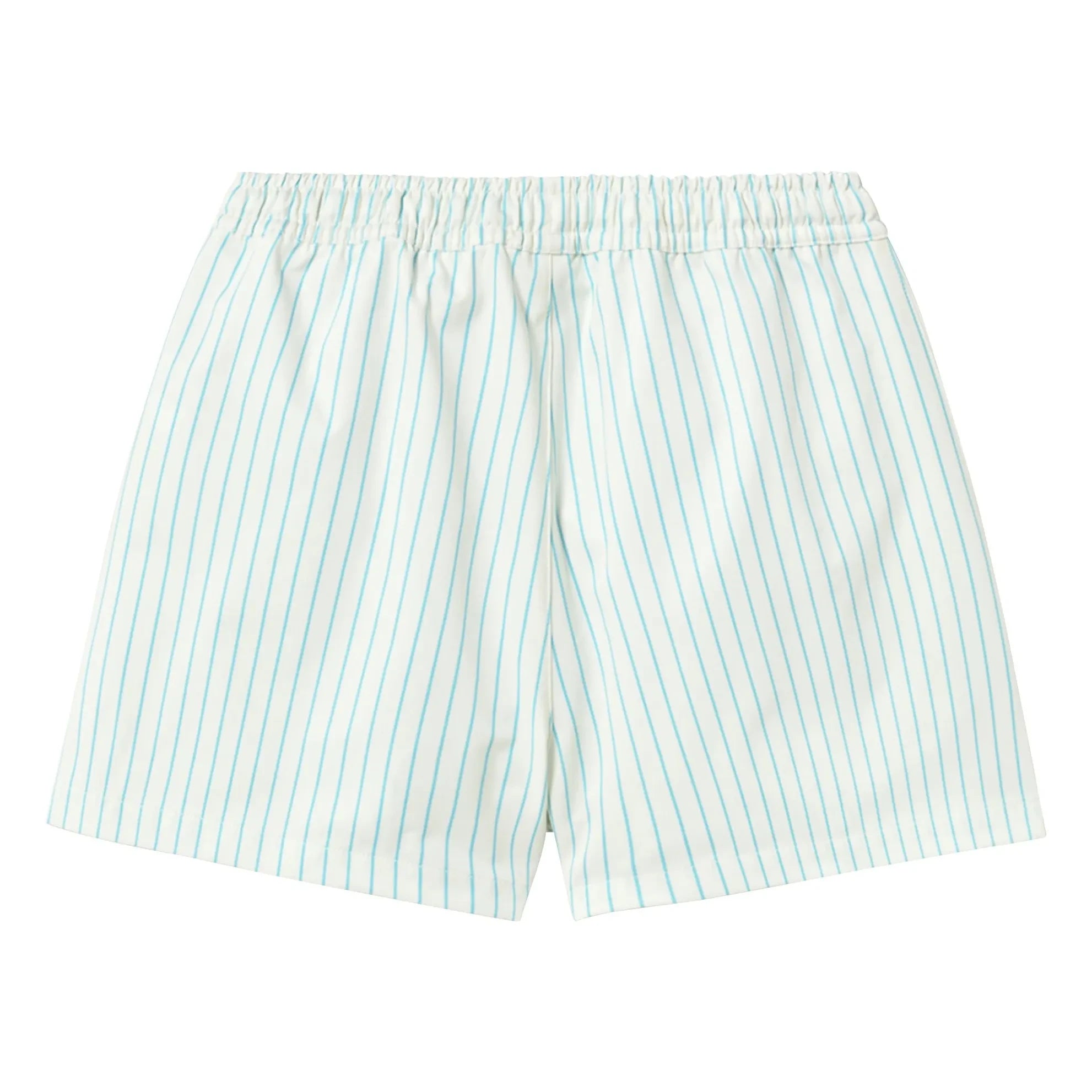 Tinycottons - Striped Swimsuit Shorts | Light Blue