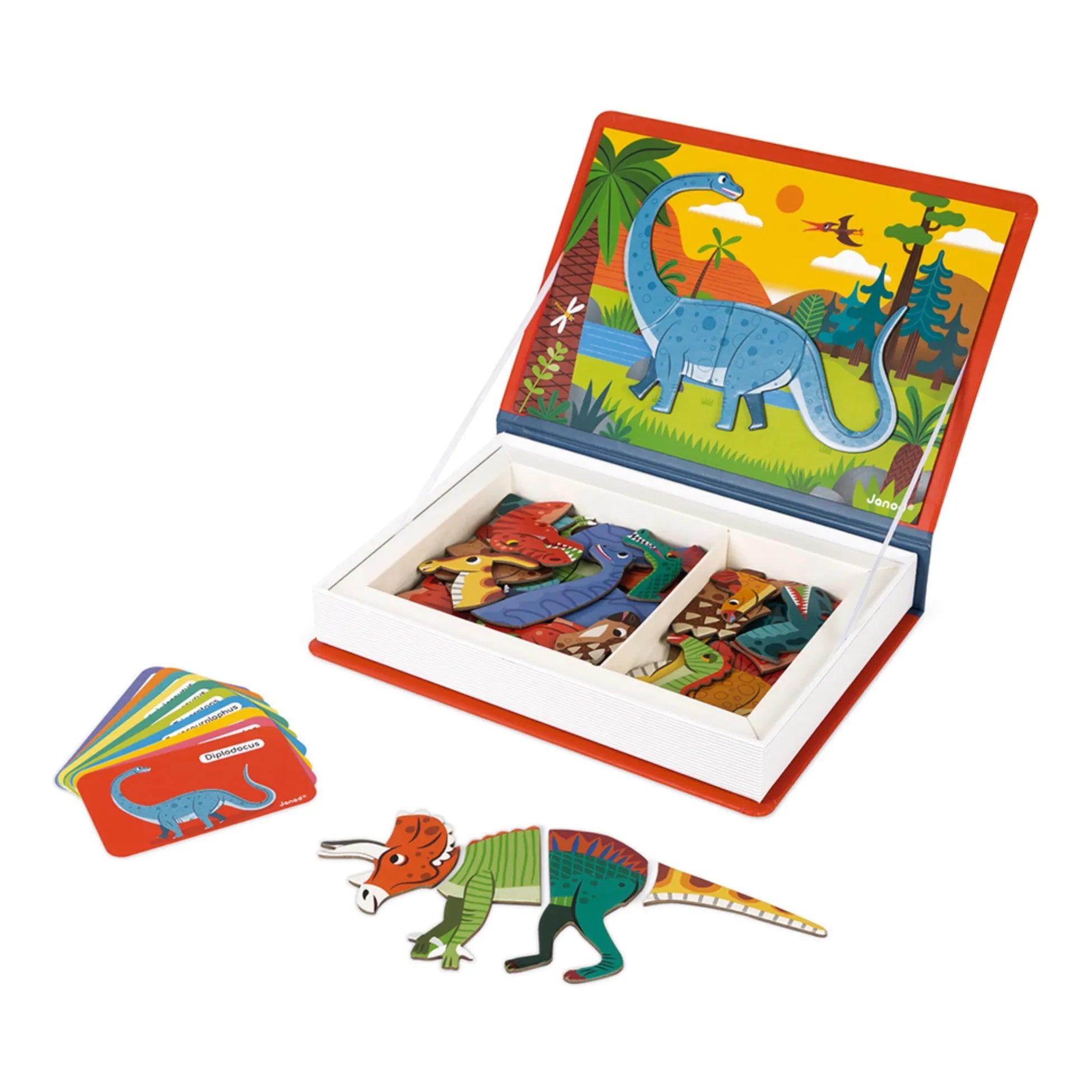 Janod - Magneti'Book Dinosaurs