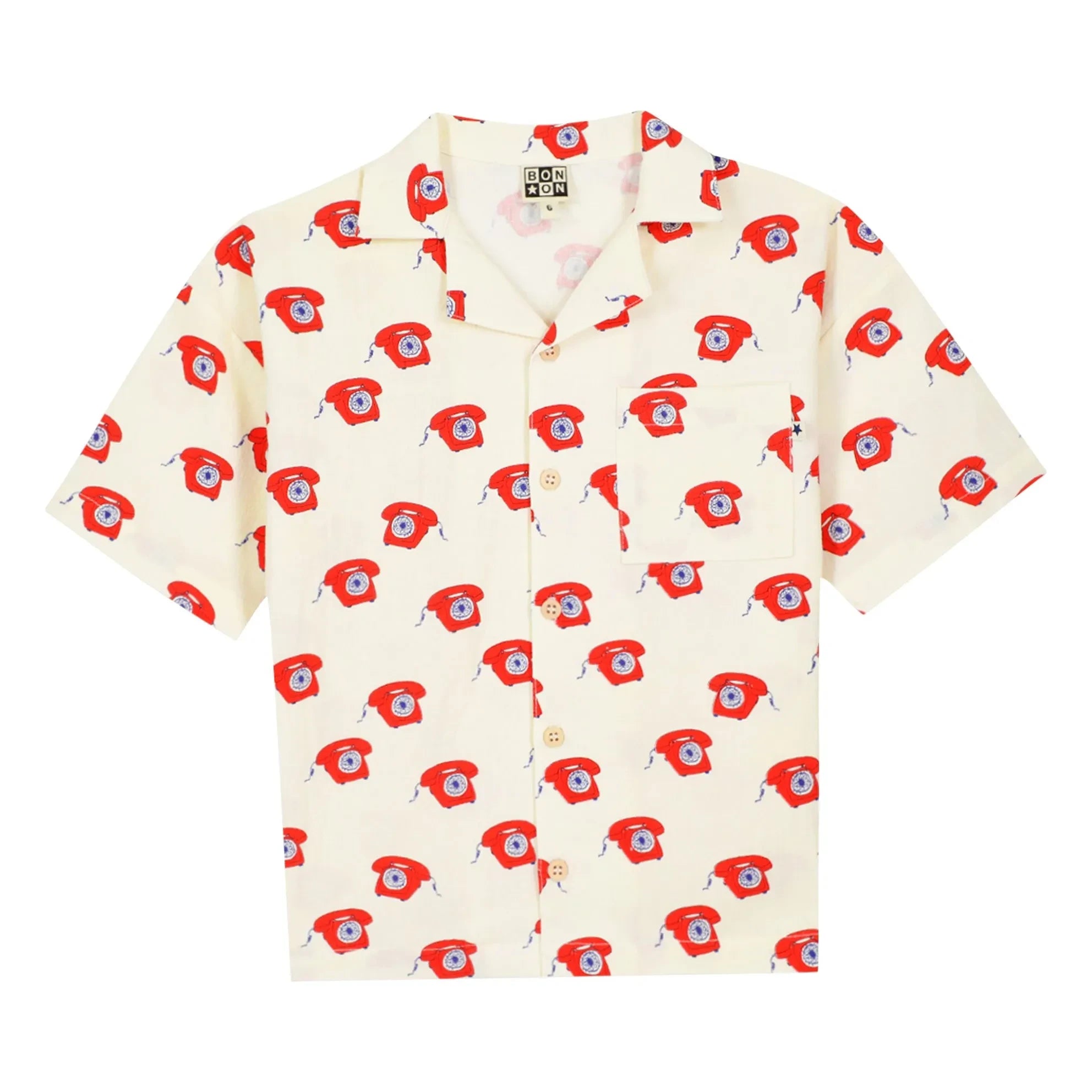 Bonton - Las Vegas Phones T-Shirt | Ecru