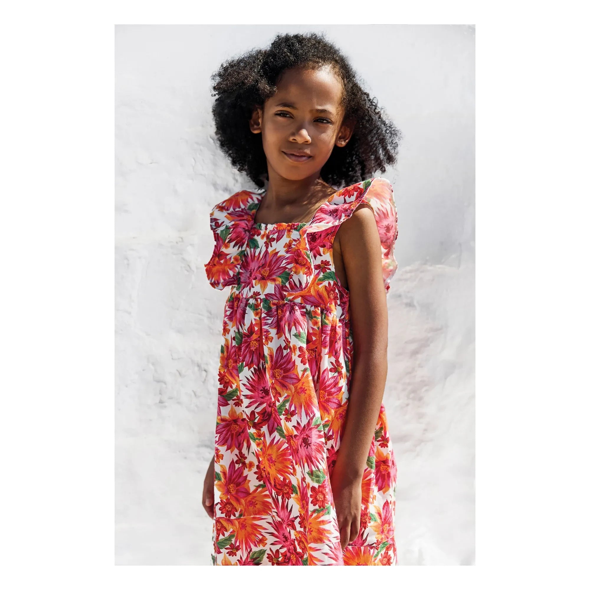 Tartine et Chocolat - Floral Dress | Orange