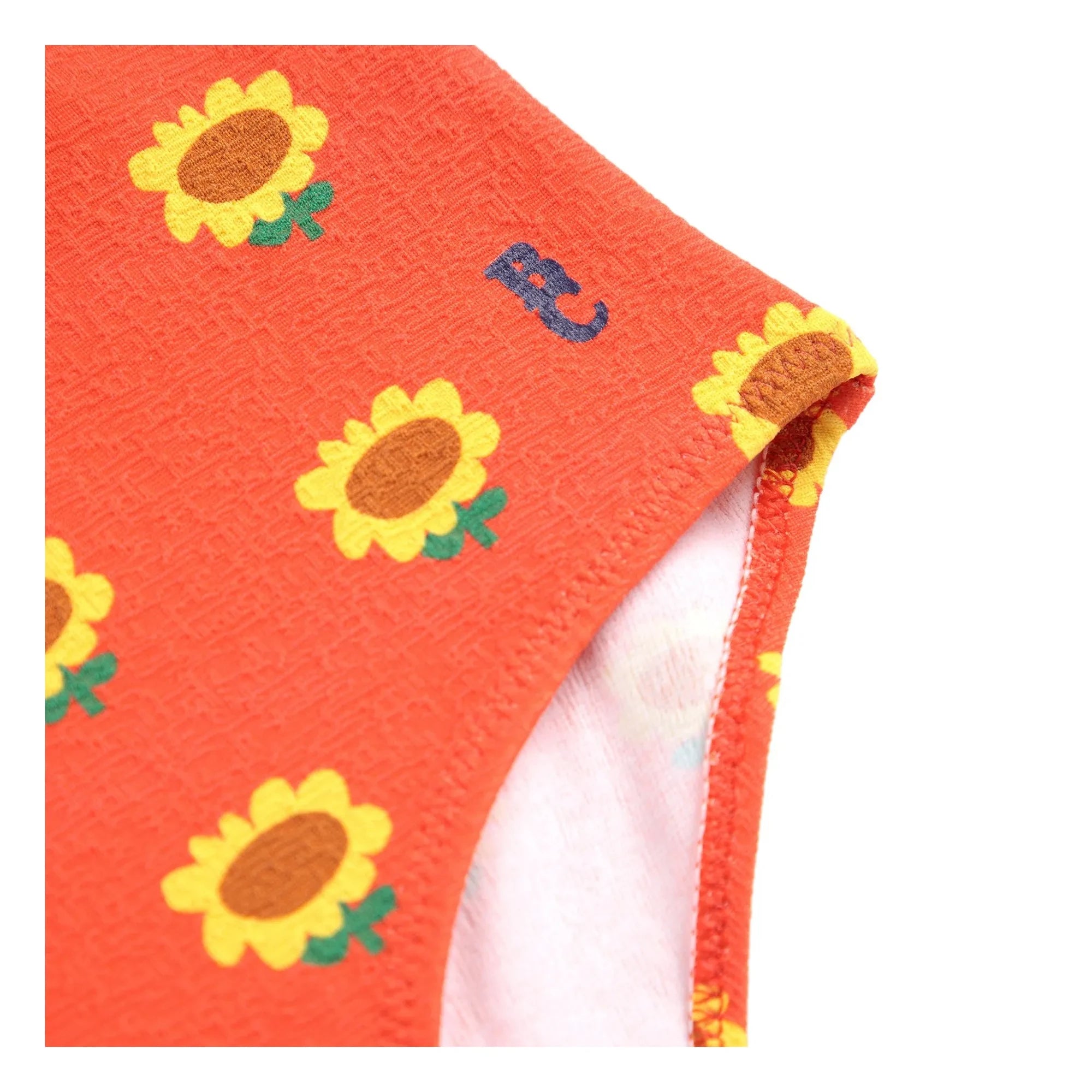 Bobo Choses - Sunflower Swimsuit Made from Recycled Fibers | Red