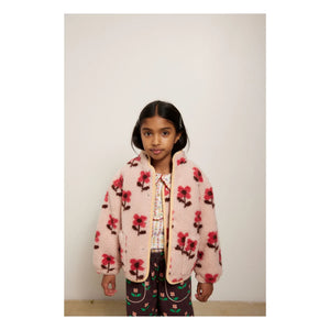 Hello Simone - Mira Sleeveless Sherpa Jacket | Pink