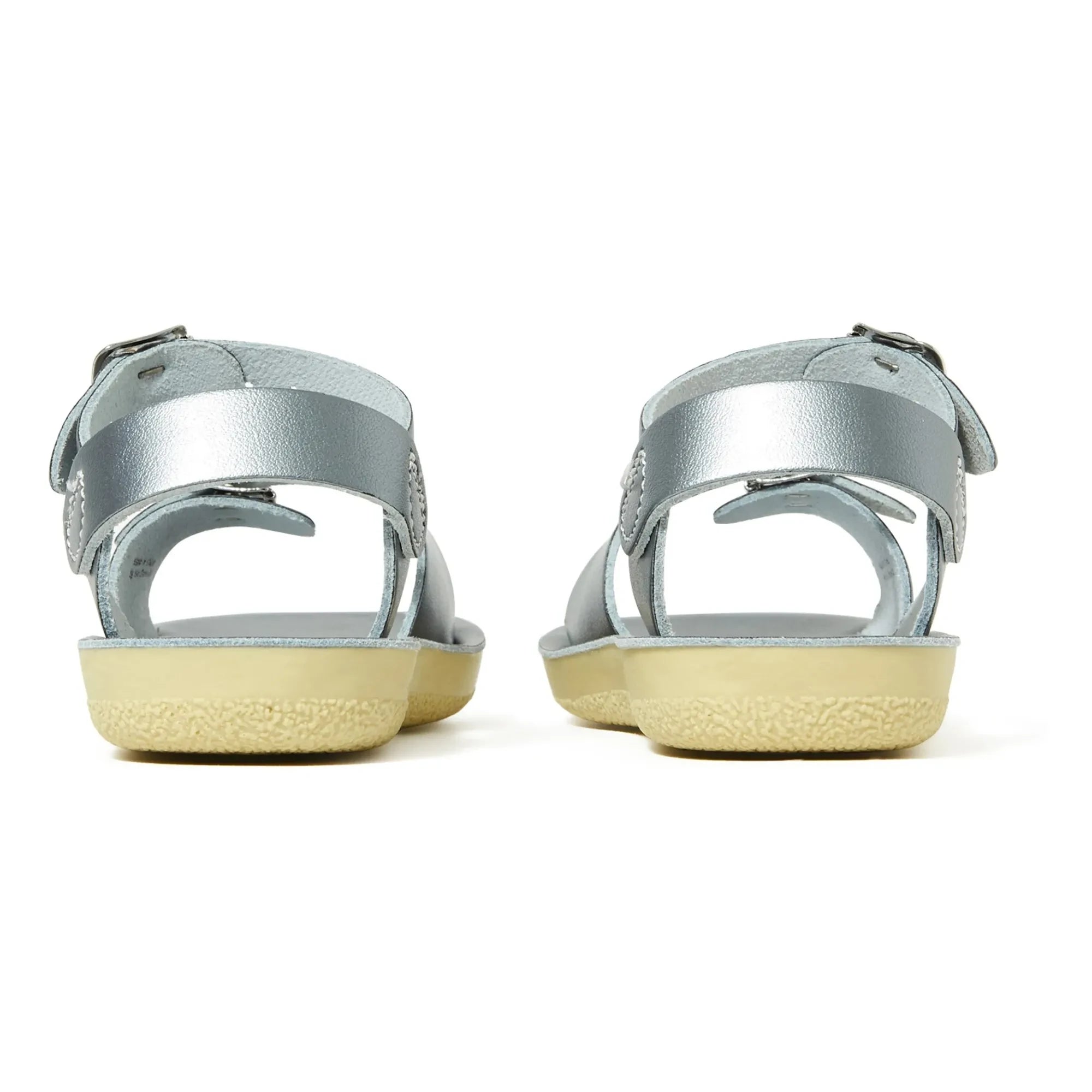 Salt-Water - Waterproof Leather Surfer Sandals | Silver