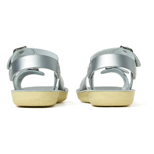 Salt-Water - Waterproof Leather Surfer Sandals | Silver