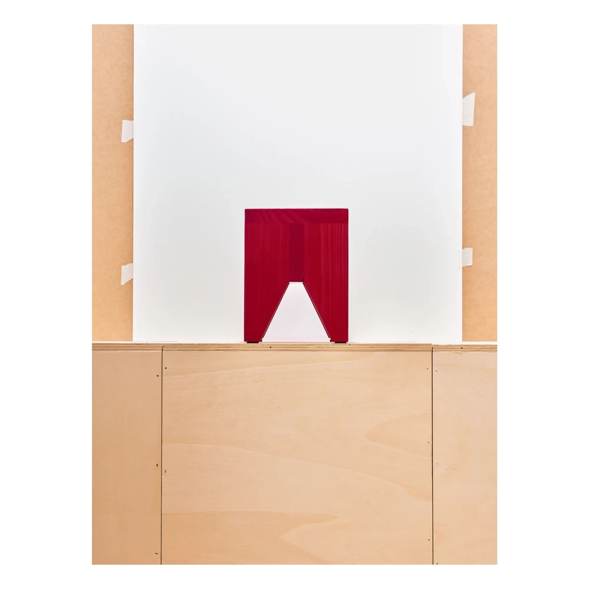 Hay - Manolito stool | Red