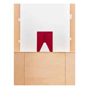 Hay - Manolito stool | Red