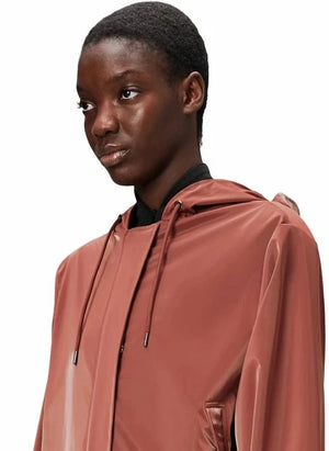 Rains - String W Windbreaker | Brick Red
