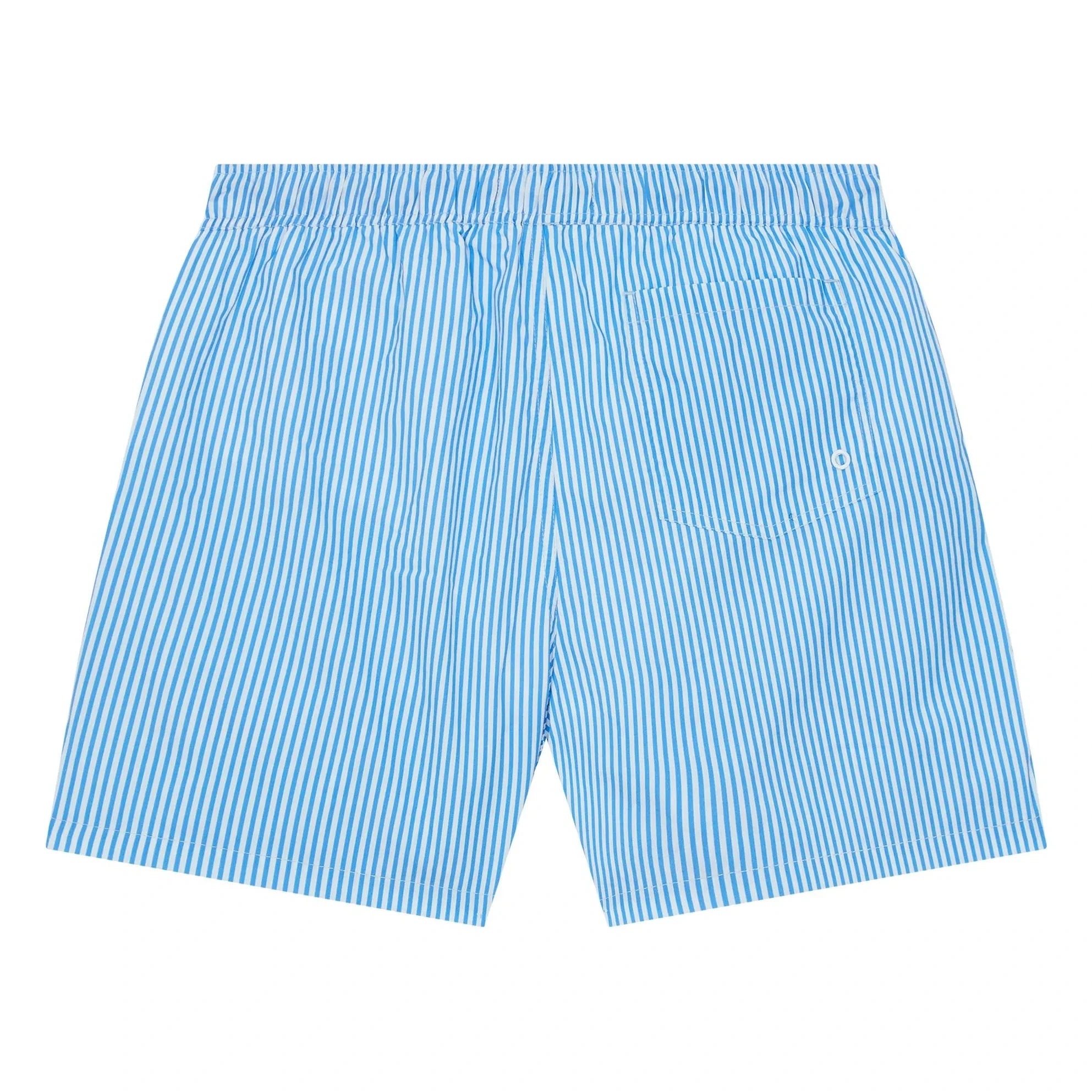 Smallable Man - Dante Striped Swim Shorts | Light Blue