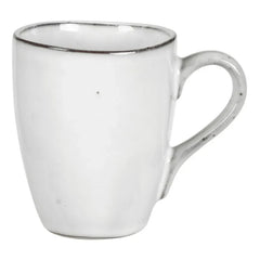 Broste Copenhagen - Handle Nordic Sand Stoneware Mug | Light Gray
