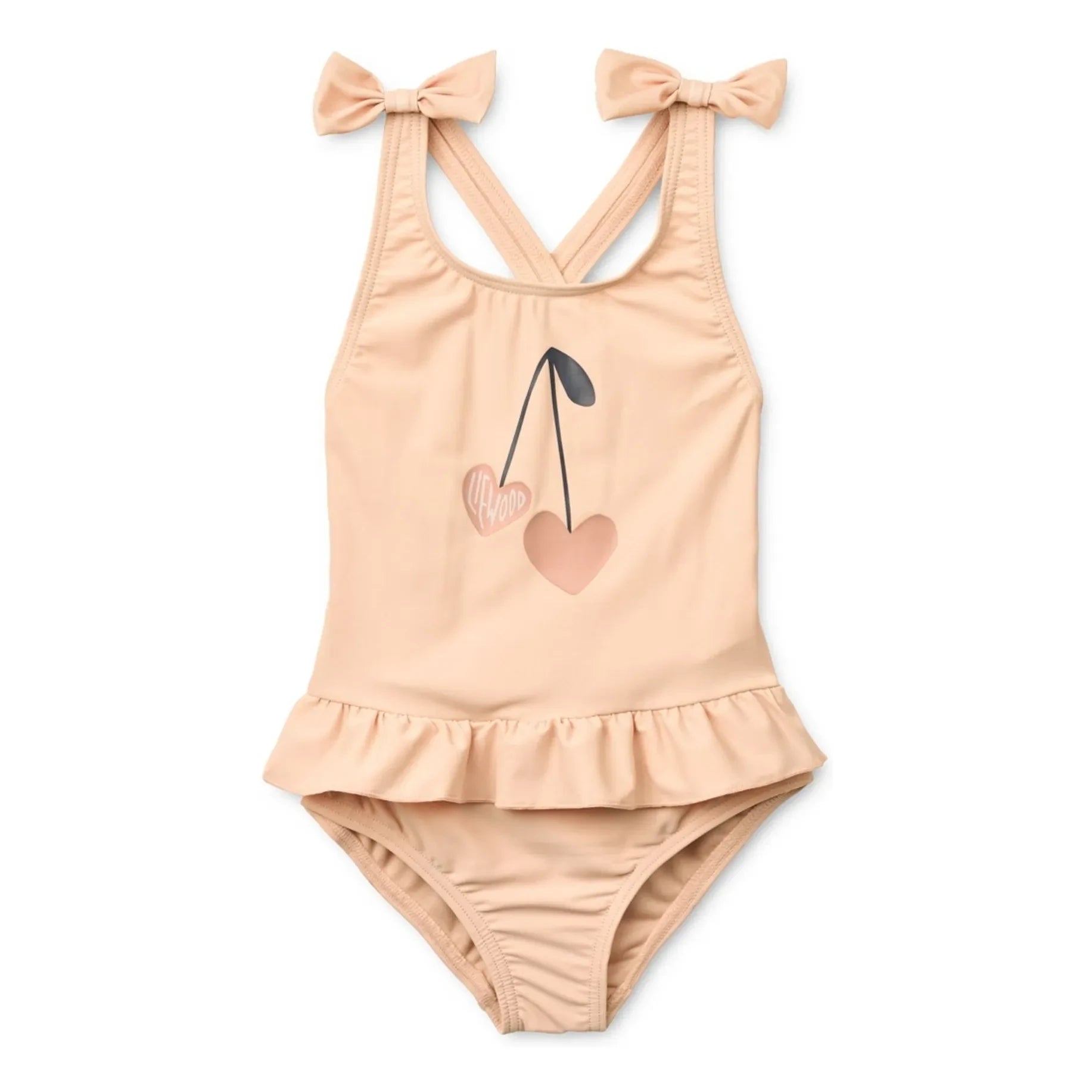 Liewood - Amara Cherry Recycled Fiber Swimsuit | Pale Pink