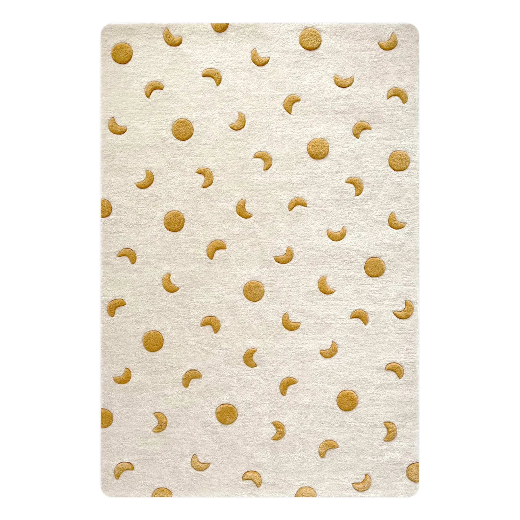 Maison Deux - Woollen Moon Rug | Gold