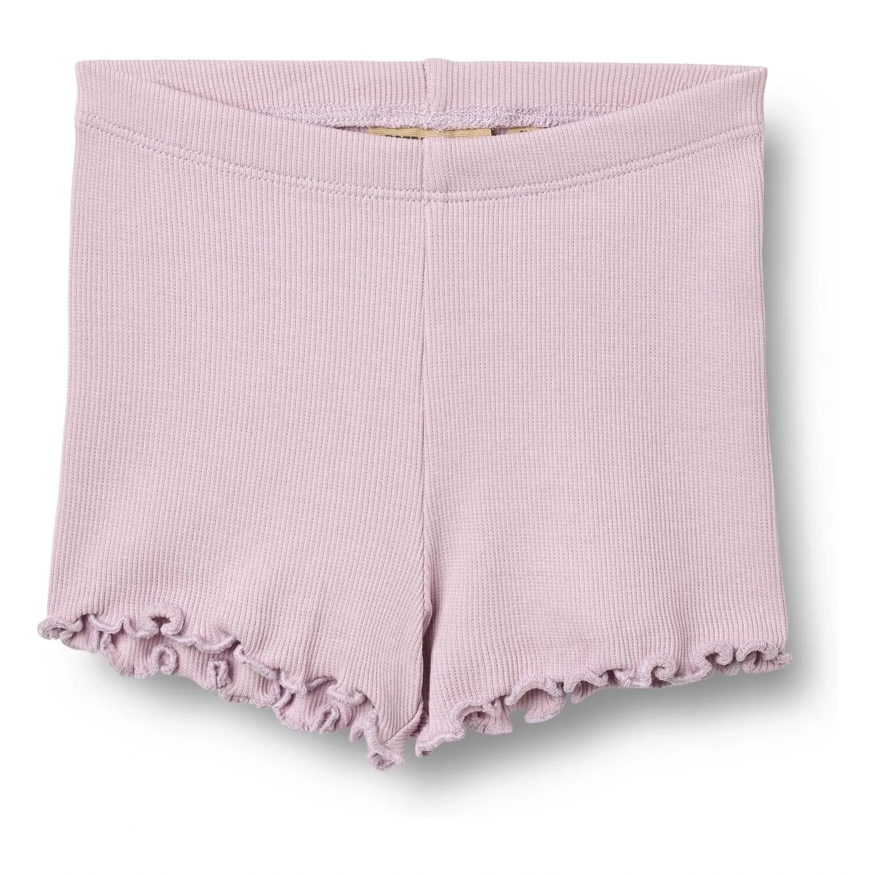 Wheat - Cine Ribbed Organic Cotton Baby Shorts | Lavender