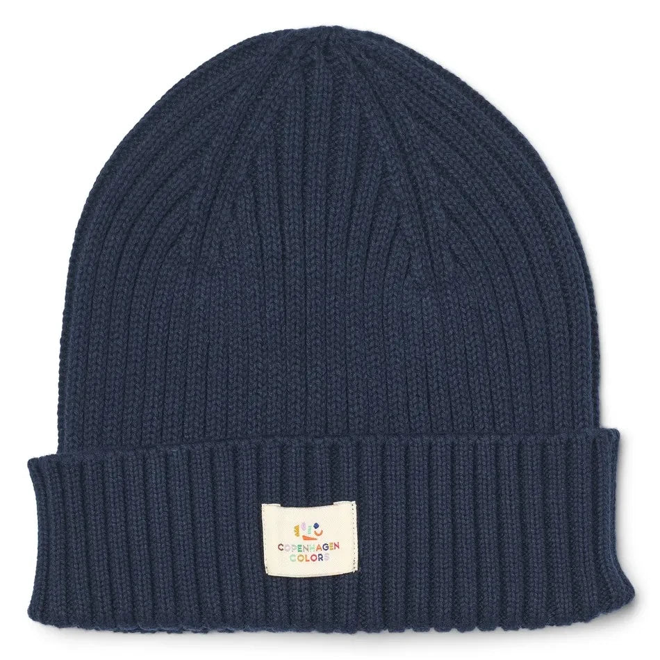 Copenhagen Colors - Copenhagen Colors Organic Cotton Beanie | Navy