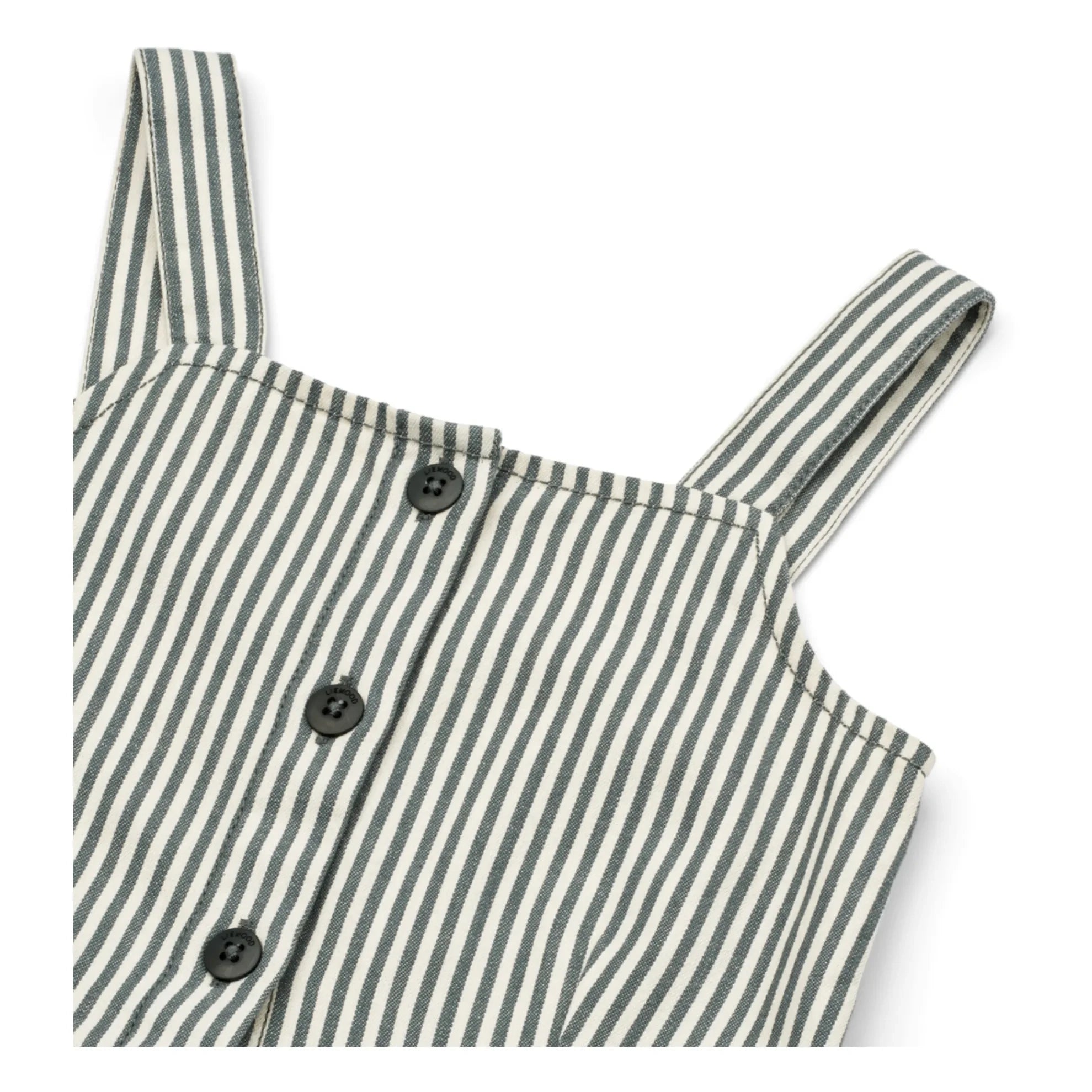 Liewood - Striped Zia Dress | Gray Blue