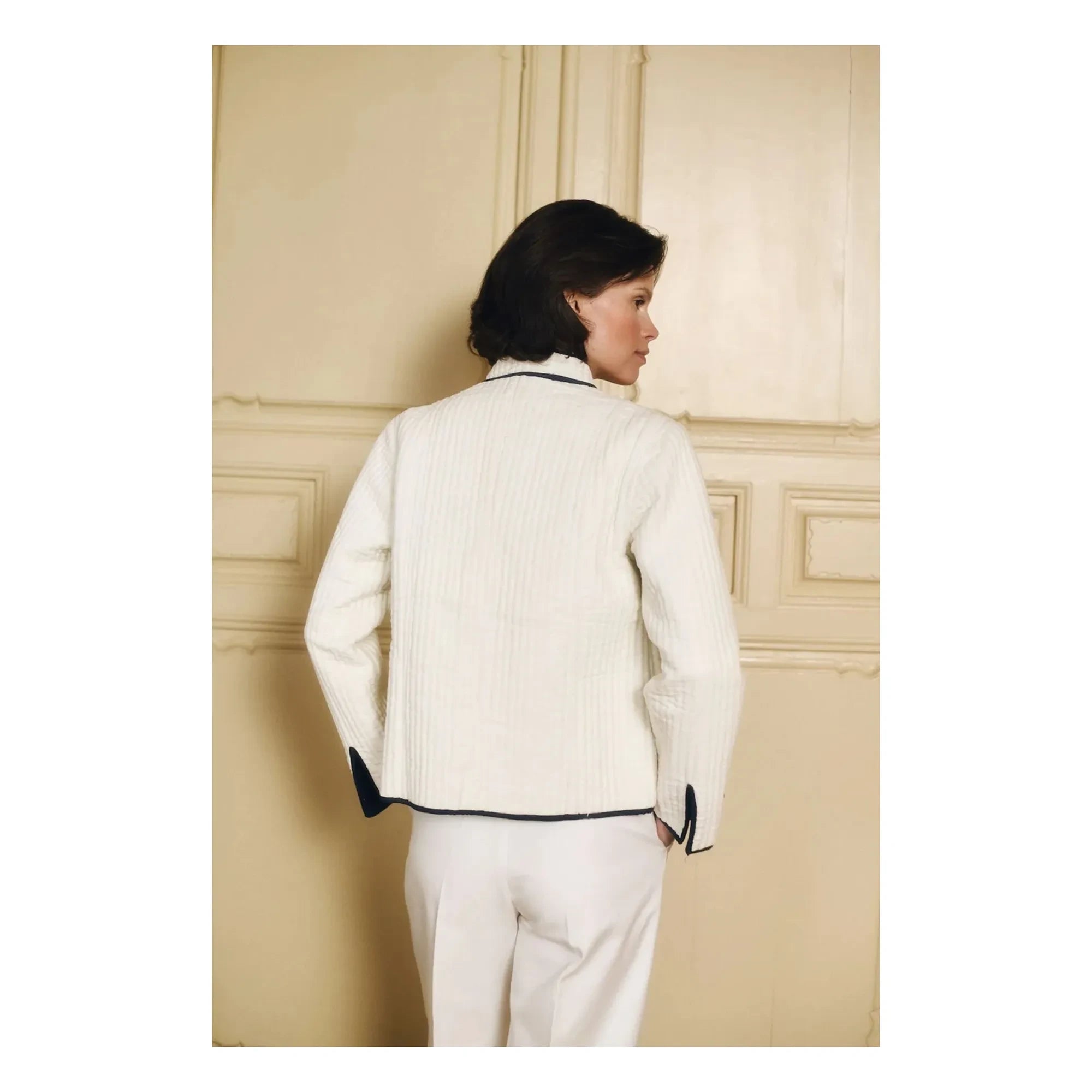 Maria de la Orden - Fittonia Cotton Jacket | Navy